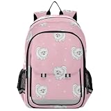 Sac à dos pour ordinateur portable pour enfants Poméranie High Middle School Casual Daypack Daily Travel Laptop Bag, A1043