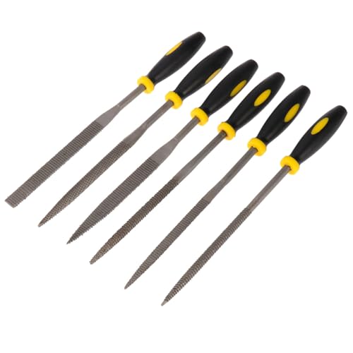 HORIALENCE 6個 木工用迷?ラップファイル点 粗目切削刃付き 木材 革 属 加工用 滑り止めハンドルで精密操作可能