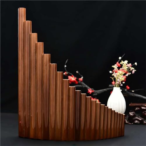 Pan Flute Instrument 22/25 Tone Panpipe White Bamboo Panpipe Mid-range Panpipe With Portable Bag(22)
