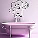 Art mural décoration de tatouage mural Stickers muraux autocollants de dents autocollants de dentiste dents conte de fées affiche autocollants d'art autocollants de dents 40X47cm