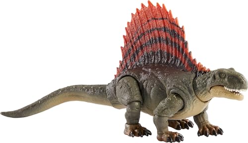 Figurine Dimetrodon Mattel Jurassic World collection Hammond articulée pour collectionneur de 19cm