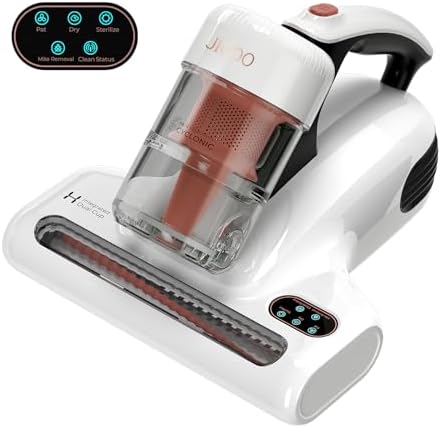 JIGOO J200 Aspirador de Ácaros, 500W Aspiradora antiácaros de Man...