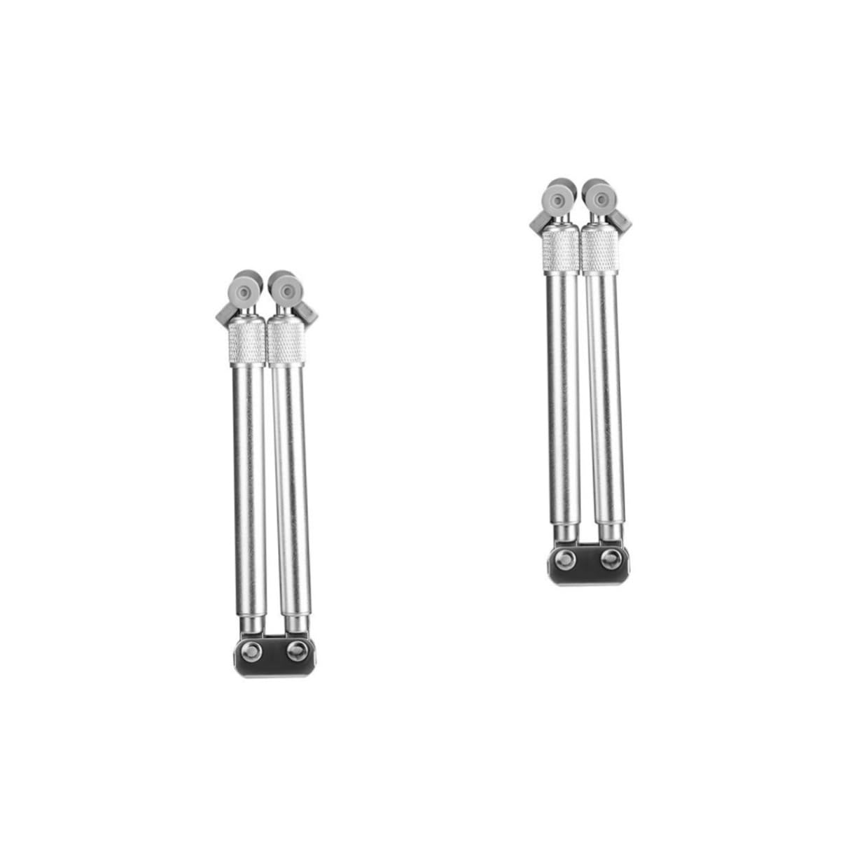 2 Piezas Soporte Portátil Ajustable de Aluminio Base de Refrigeración Telescópica y Plegable para Laptop Diseño para de Portátiles y Tablets