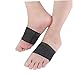 Anneome Breathable Arch Support Compression Sleeve for Foot and Heel Pain Relief Elastic Wrap for Flat Feet Tendonitis and Plantar Fasciitis XL Black