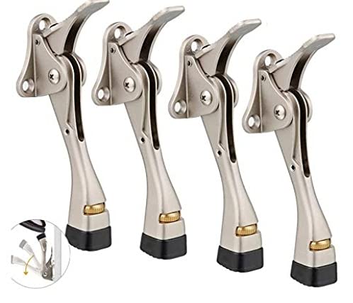 EYE BERRY BASI SALES WITH MISCELLANEOUS DEVICE Door Stopper, 4 Packs Kickdown Door Stop with One Touch Adjustable Height and Rubber Tip 4 Inches, Door Stops (B095WXRPDW) Amazon Price History, Amazon Price Tracker