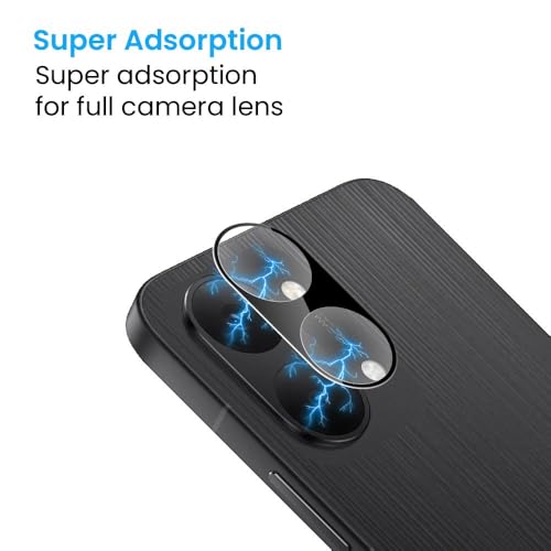 Image of FIRST MART Black Camera Lens Protector for Poco X8 Pro Max | 9H Tempered Glass, HD Clear, Scratch Resistant, Anti-Fingerprint, Case-Friendly | Pack of 1