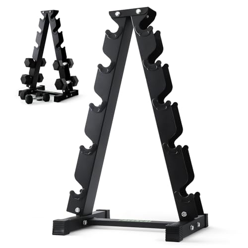 PhysKcal 5-Tier Kurzhantel Rack,Hantelablage für Kurzhanteln,...