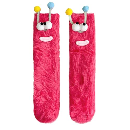 Image of TFTSR Crazy Funny Fuzzy Silly Socks for Kids Women,Girls Fluffy Slipper Novelty Fun Socks,Boy Men Cute Cozy Soft Animal Socks