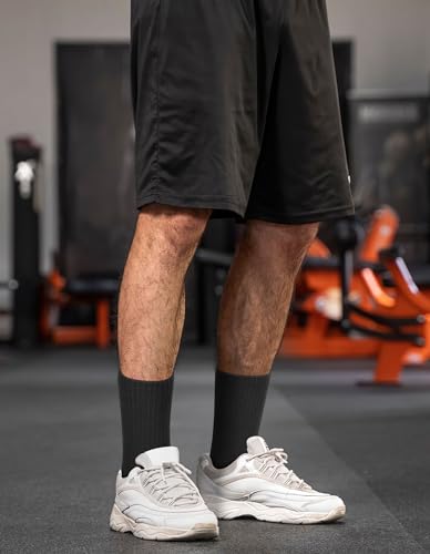 Image of Airacker Athletic Socks Sport Running Calf Socks Performance Cushioned Breathable Crew Socks for Men Women(6 Pairs)