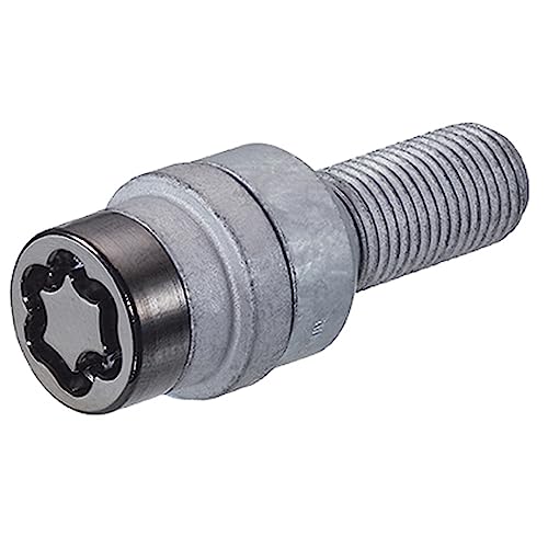 Image of McGard Wheel locking bolts M14x1.50 Black - Round-Head R14 - Length 27mm (17mm hex).
