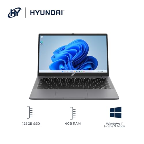 Image of HY Hyundai Book, N4020, 4GB /128GB, Windows 11 Home S Mode, Type-C Full Function, AC WiFi, Bluetooth, English Keyboard - Space Grey