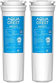2X AQUA CREST 836848 Fridge Water Filter, Compatible with Fisher & Paykel 836848, 836860, E404BRXFDU, E522BRXFDU, PS2067635, Amana/Maytag/Admiral Clean'n Clear 67003662, RO185014, RO185011, WF60, C2