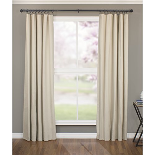 Decopolitan 1-Inch Urn Single Window Treatment Rod Set, 18 To 36-Inch, Bronze #TOP7