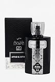 Attar & Attar Arabic Collection Eau de Parfum, Perfume Premium Unissex, Frasco Preto com Design Oriental, 25ml