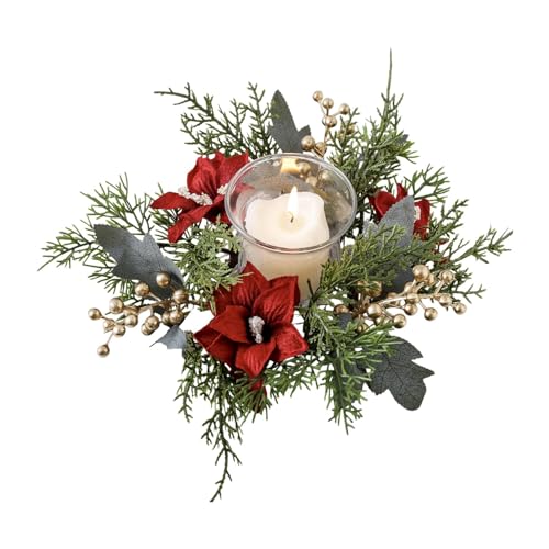 Künstliche Kerzenringe - Weihnachtskerzenringkranz, Aromatherapie...