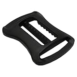 Strapworks 1 Inch Plastic Sternum Buckle Strap Adjusters - Use to Make Backpack Chest Straps - Serrated Teeth Create a Strong Grip for Heavy Loads - 10 Pack
