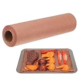 COMPUKAS Kraftpapier Metzgerpapier 66g Rolle Wasserabweisend und Fettfest zum Grillen und Einwickeln von Fleisch Rosa Farbe für Küchen und Grillzubehör