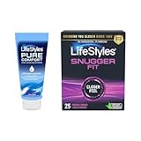 Lifestyles Snugger Fit Condoms and Pure Comfort Lube Bundle