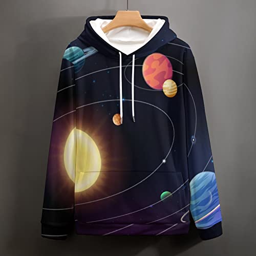 Sweats à capuche Color Planet avec impression 3D premium et finitions soignées