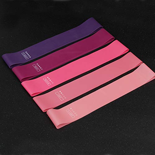 Resistance Bands for Legs and Glutes, Exercise Resistance Loop Bands for Home Gym Fitness, Workout, Yoga, Pilates, Strength Training, Booty Bands with Exercise Guide & Carry Bag (Set of 5) - Image 2