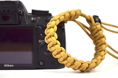 Image of Paracord Wrist Strap for robust hand grip to hold all DSLR camera /heavy gear /Binocular
