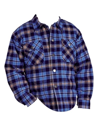 ROPER Western Jacket Boys Flannel Shirt Snap Blue 03-397-0119-1701 BU