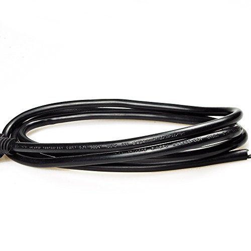 Pinfox 6Ft 18 Gauge 3 Prong Heavy Duty Replacement Power Supply Cord Cable 110V 115V 120V Pigtail For Universal Ac Appliance, Nema 5-15 Plug Us Sjt 18Awg (10A) #TOP4