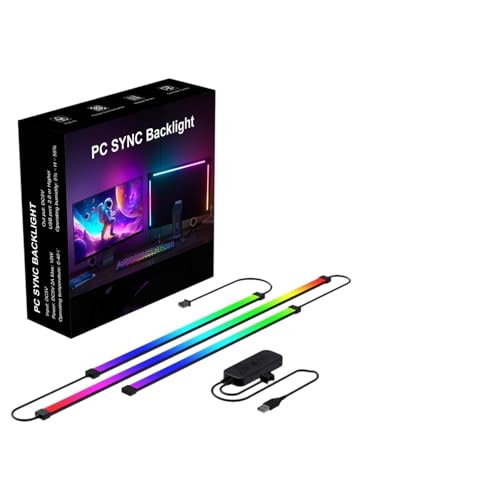 Image of RGB LED Light Bar Decoration Dynamic TV Backlight for Bedroom Office 27inch | Home & Garden | Lamps, Lighting & Ceiling Fans | Lighting Parts & Accessories