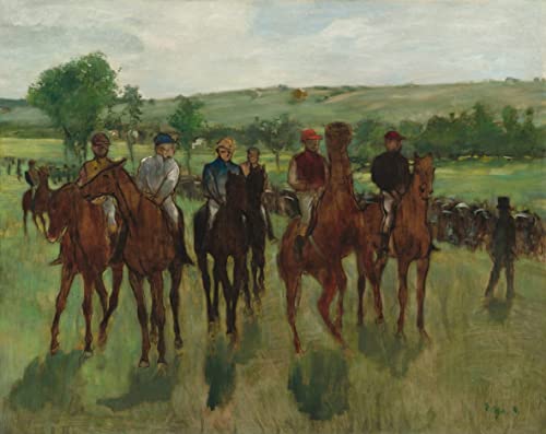 Affiche Edgar Degas les Cavaliers pour habiller un grand mur vide avec élégance
