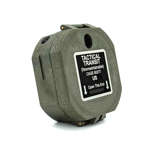 Brunton Standard Pocket Transit (Edición Táctica) – Brújula profesional de navegación terrestre de aluminio con aguja amortiguada por inducción, clinómetro y azimut de 0-360 grados – Hecho en EE. UU. miniatura 2