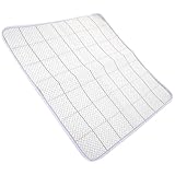 Supvox Knüpfnetz Teppichherstellung Netzgewebe 45x45cm Polyester Selbstgemacht Stoff für Handarbeiten und Teppichknüpfen