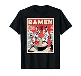 Tiger Ramen Japanese Noodles Kawaii Anime Tiger T-Shirt