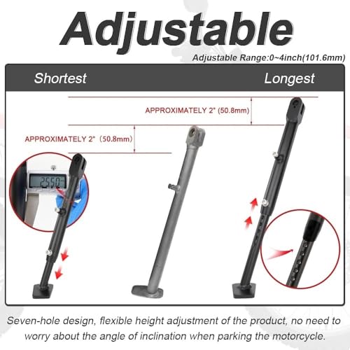 Béquille latérale pour motos CRF300L 2021-2025 réglable - 4