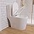 DeerValley DV-1F0196 One Piece Toilet w/Comfort Chair Seat ADA Height 17.32", Dual Flush 0.85/1.19 GPF and Elongated Standard Toilet for Bathroom, White Modern Toilet Bowl for 12" Rough-In