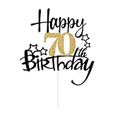 Photo Gallery lianrises decorazioni per torta 70 anni donna, cake topper compleanno 70 anni nero e oro Photo Gallery lianrises decorazioni per torta 70 anni donna, cake topper compleanno 70 anni nero e oro