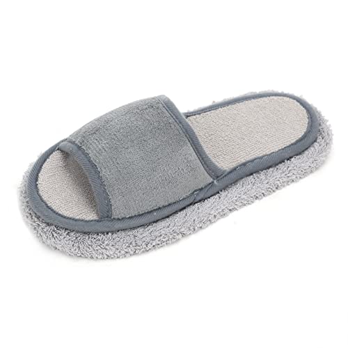1 Paar Mop Schuhe Bodenwischer Hausschuhe Putzschuhe Bodenreiniger Reinigungspantoffeln Lazy Slippers Waschbar Rutschfeste Haare Microfaser Hausreiniger für Schlafzimmer Boden Schmutz Reinigung