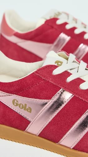 Image of Gola Women's Elan Glitz Suede Sneakers