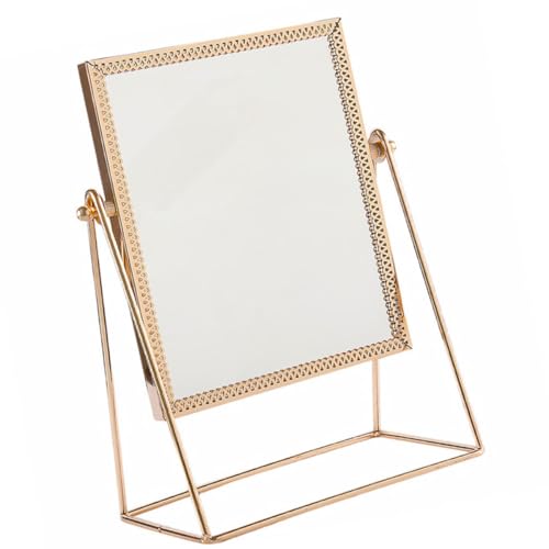 Espejo de Maquillaje Decorativo Cuadrado con Diseño Floral miniatura 5