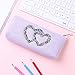 Produktbild 1 Stücke Federmäppchen Laser Liebe Estuches Schule Bleistift Box Pencilcase Bleistift Tasche Schulbedarf Schreibwaren Federmäppchen (Color : LiangZiSe)