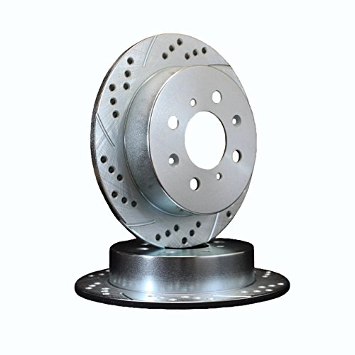 Fits 2002 Ford Focus [W/Rear Disc ] [EXCEPT SVT ] REAR PAIR ATL Autosports Performance Brake Rotors ATL54095-02DDS