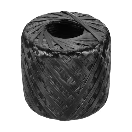 sourcing map Spago in poliestere e nylon e plastica, 30 mm, per imballaggio domestico da 30 mm, per giardinaggio e artigianato, colore nero