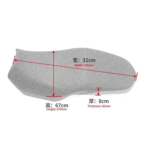 Coussin de selle passager pour moto F750GS et F850GS, revêtement étanche et antidérapant de selle