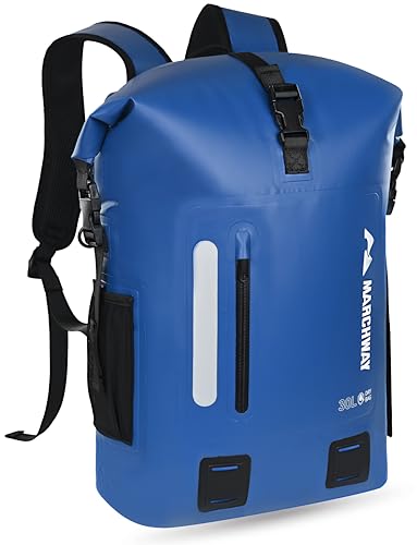 MARCHWAY Roll Top Waterproof Backpack, Floating Dry Bag