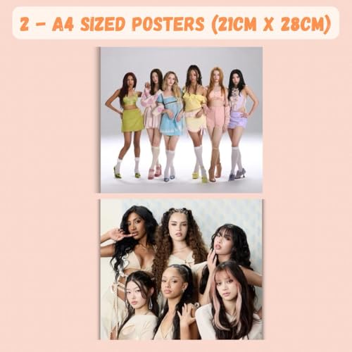 Image of Katseye Poster Combo Pack of 6 Poster, 18 Photocards, 24 Stickers (Self Adhesive Sheets 125GSM) | Pinterest Wall Posters | K-Pop Posters | K-Pop Photocards | Vinyl Material | All in One