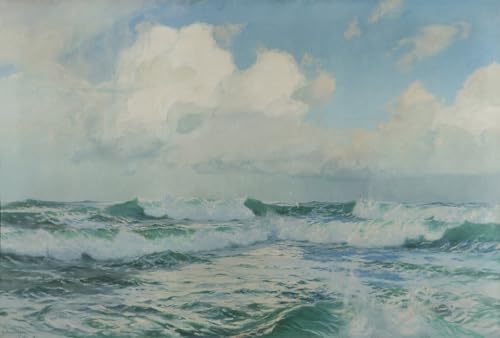 Cuadro una canzone del mare Olsson soluciona paredes vacías en sala de estar