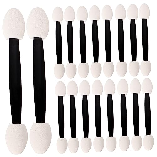 TOVINANNA Dual Sided Eye Shadow Sticks Sponge Lip Brush 4 Pack Makeup Tool for Women Comfortable Handle