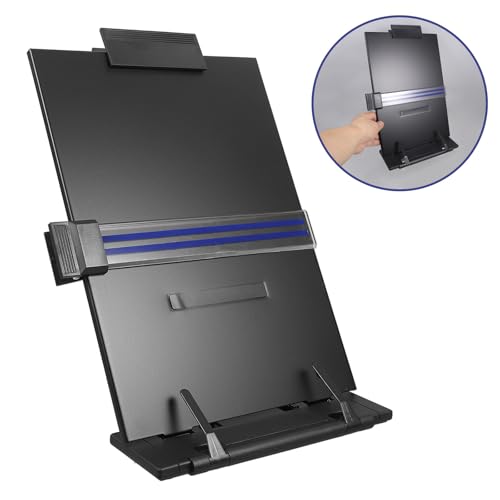Support de lecture réglable anti fatigue pour lecture et saisie de texte