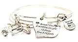 ChubbyChicoCharms Because I Have A Mother-in-Law I'll Always Have A Friend 2 Piece Bangle Set