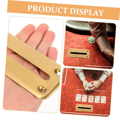 2 piezas accesorio ranura para caja de dinero de acero inoxidable miniatura 5