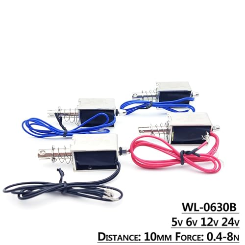 Électroaimant solénoïde résoud blocage mécanique push-pull 12V 8N - 7